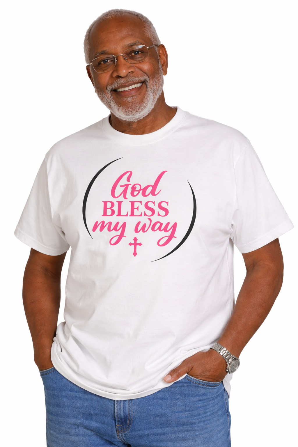God Bless My Way Christian Inspirational T-Shirt