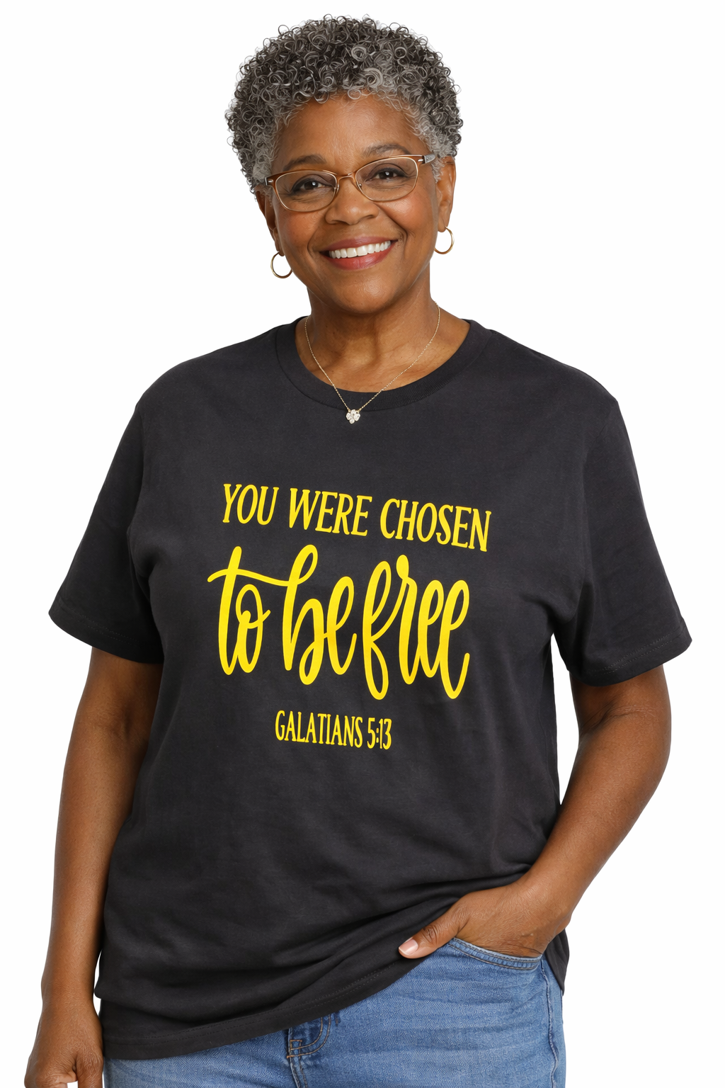 You Were Chosen to Be Free – Galatians 5:13 Christian T-Shirt
