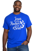 Jesus Is the Anchor of My Soul Christian Graphic T-Shirt | Unisex Faith Tee