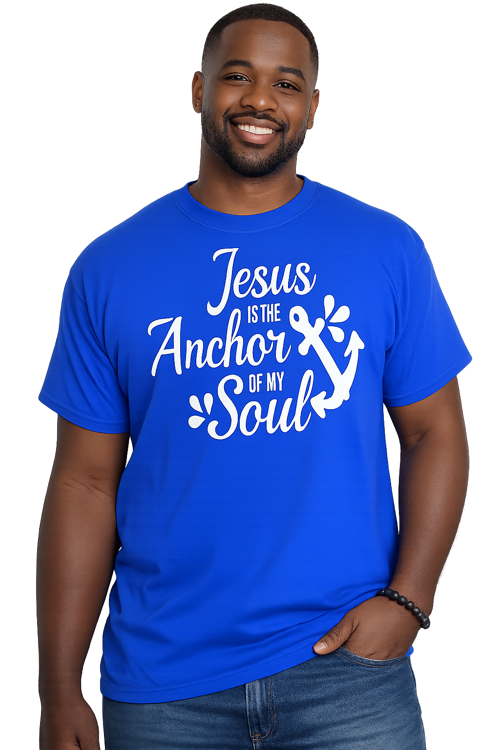 Jesus Is the Anchor of My Soul Christian Graphic T-Shirt | Unisex Faith Tee